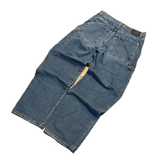 Levis Vintage Silvertab Jeans Mens Carpenter Baggy Wide Leg Skater  35 X 33 - Picture 1 of 8